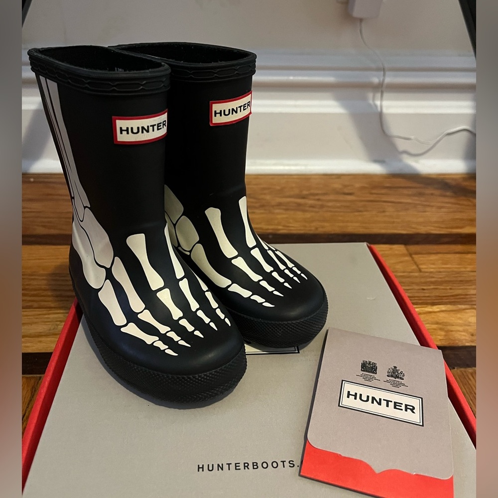 Hunter Rain Boots - Skeleton Print